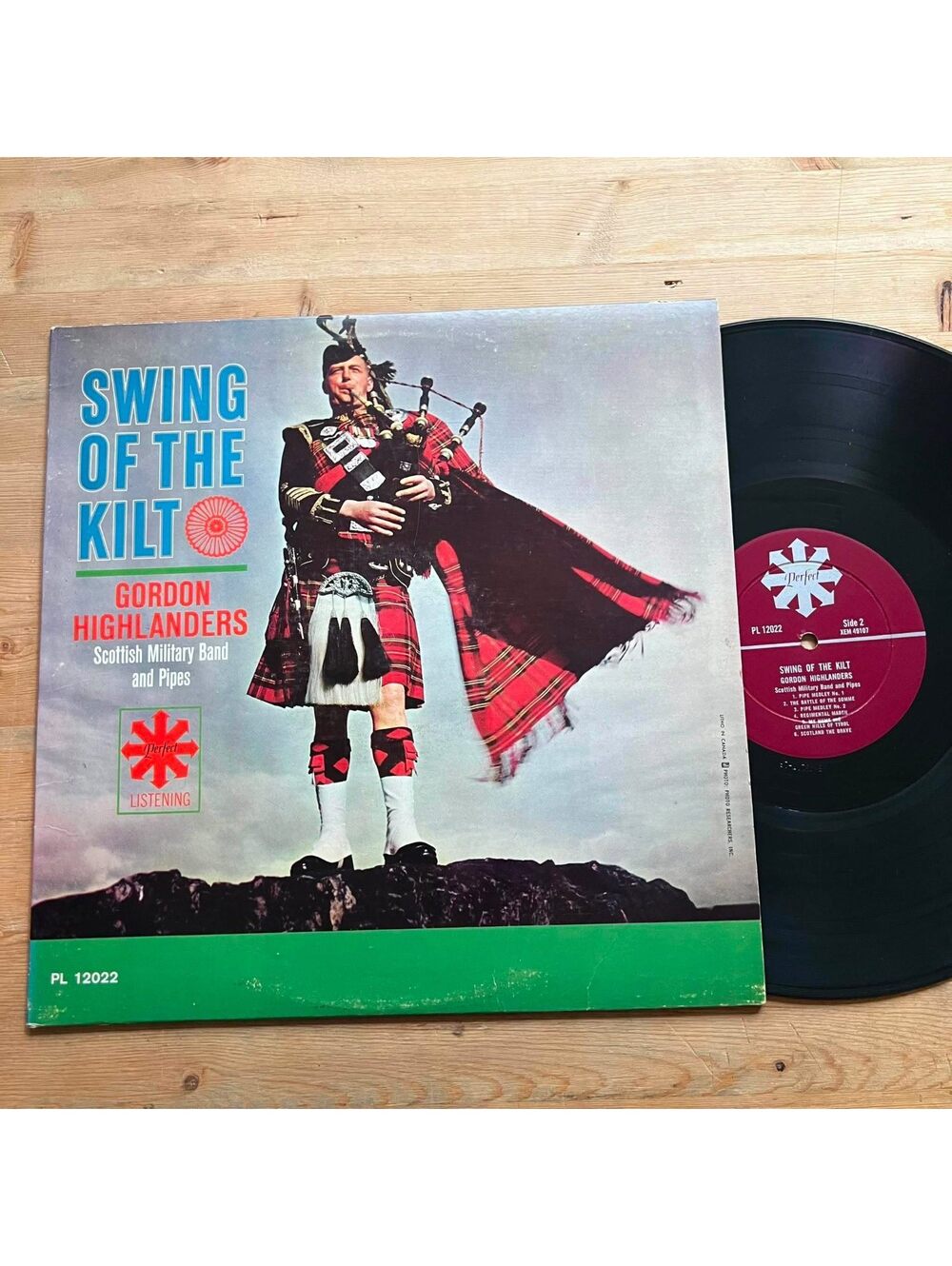 Gordon Highlanders - Swing of the Kilt 33rpm VG+ VR22